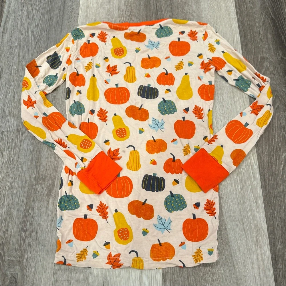 Little Sleepies Autumn Harvest Sleep Top Girl’s 9/10 Long Sleeve Bamboo Holiday